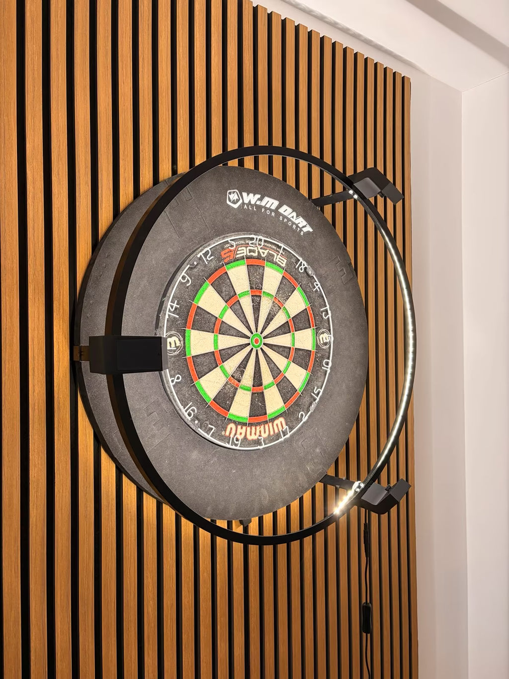 Autodarts Camera Mount Set for the Winmau Plasma Light Ring including Cable Management