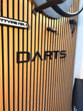 DARTS 3D Schriftzug Pirulen Style – Personalisierte Wanddeko für dein Dartboard