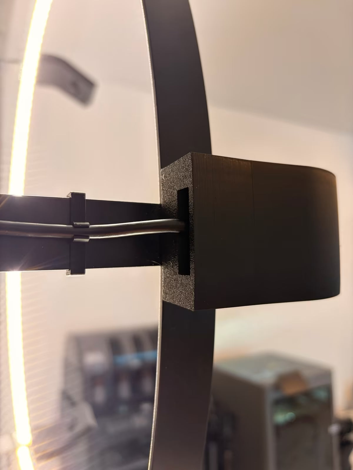 Autodarts Camera Mount Set for the Winmau Plasma Light Ring including Cable Management
